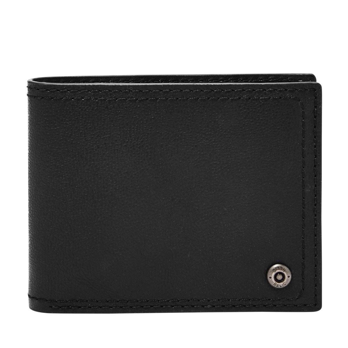 Cartera de Piel para Hombre Relic Color Negro
