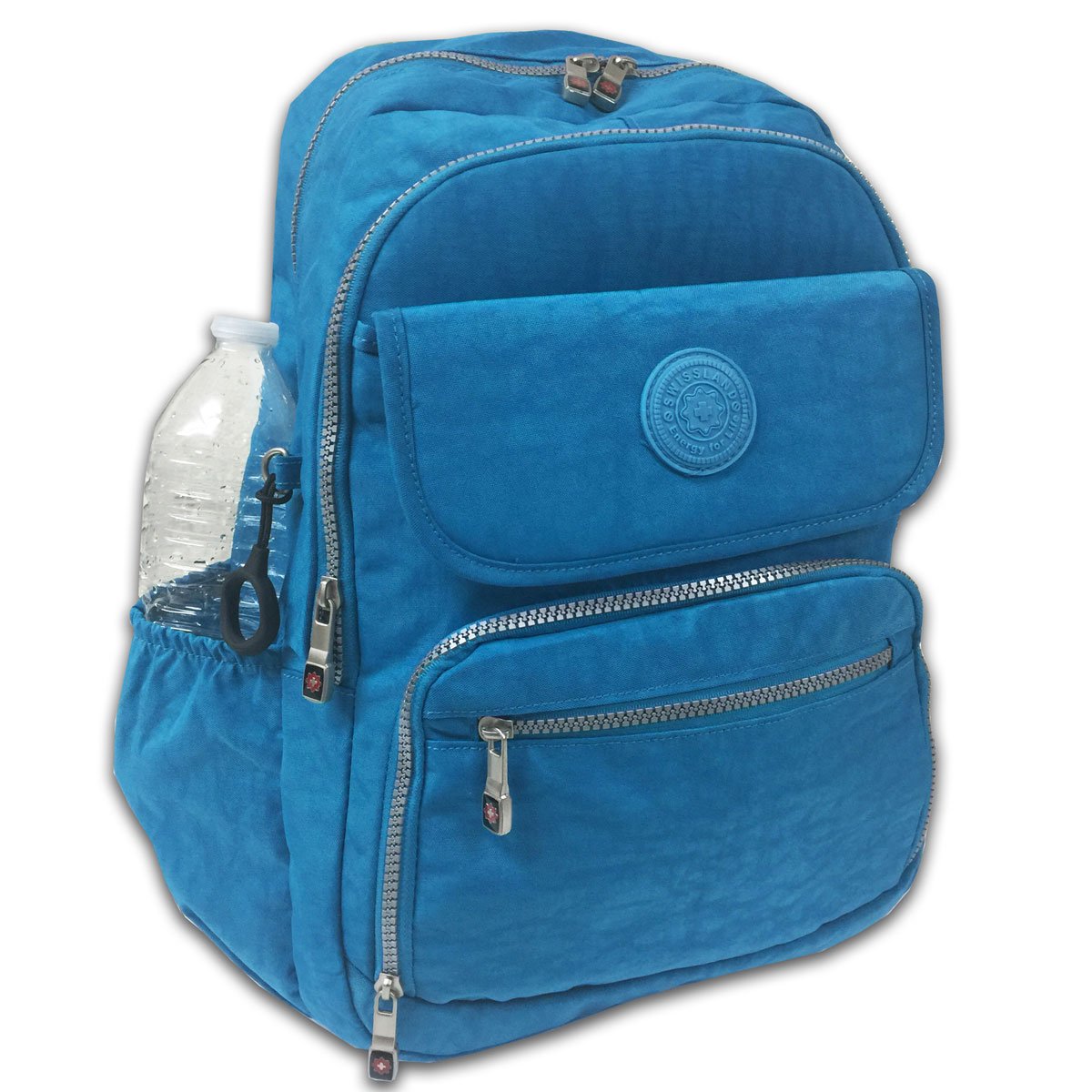 Mochila Tipo Backpack Nylon Azul Swissland 