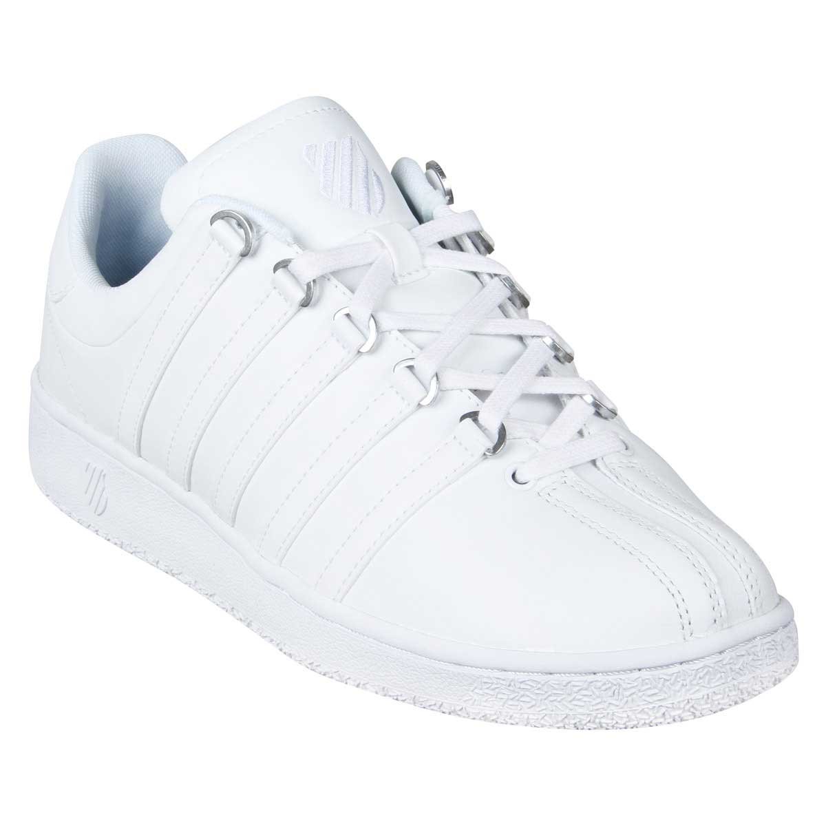 Tenis Blanco con Agujeta K Swiss
