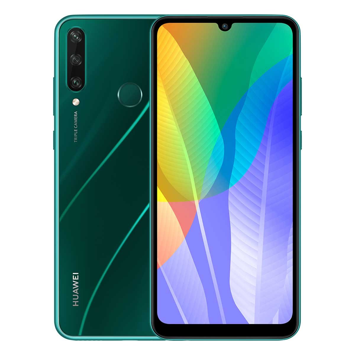 Celular Huawei Y6P Med-Lx9 Color Verde R9 (Telcel)