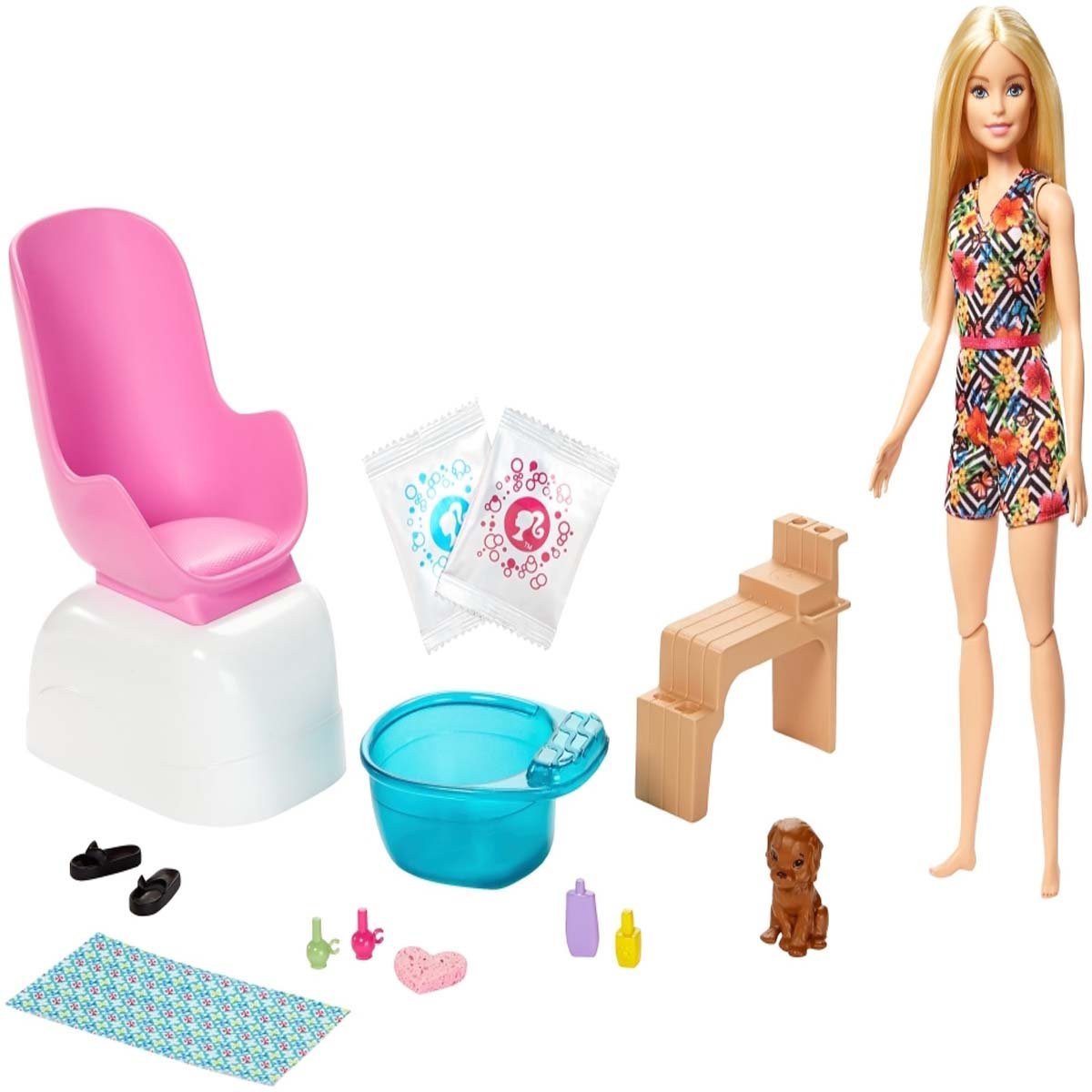 Barbie Fashionista Muñeca Mani / Pedi Salón