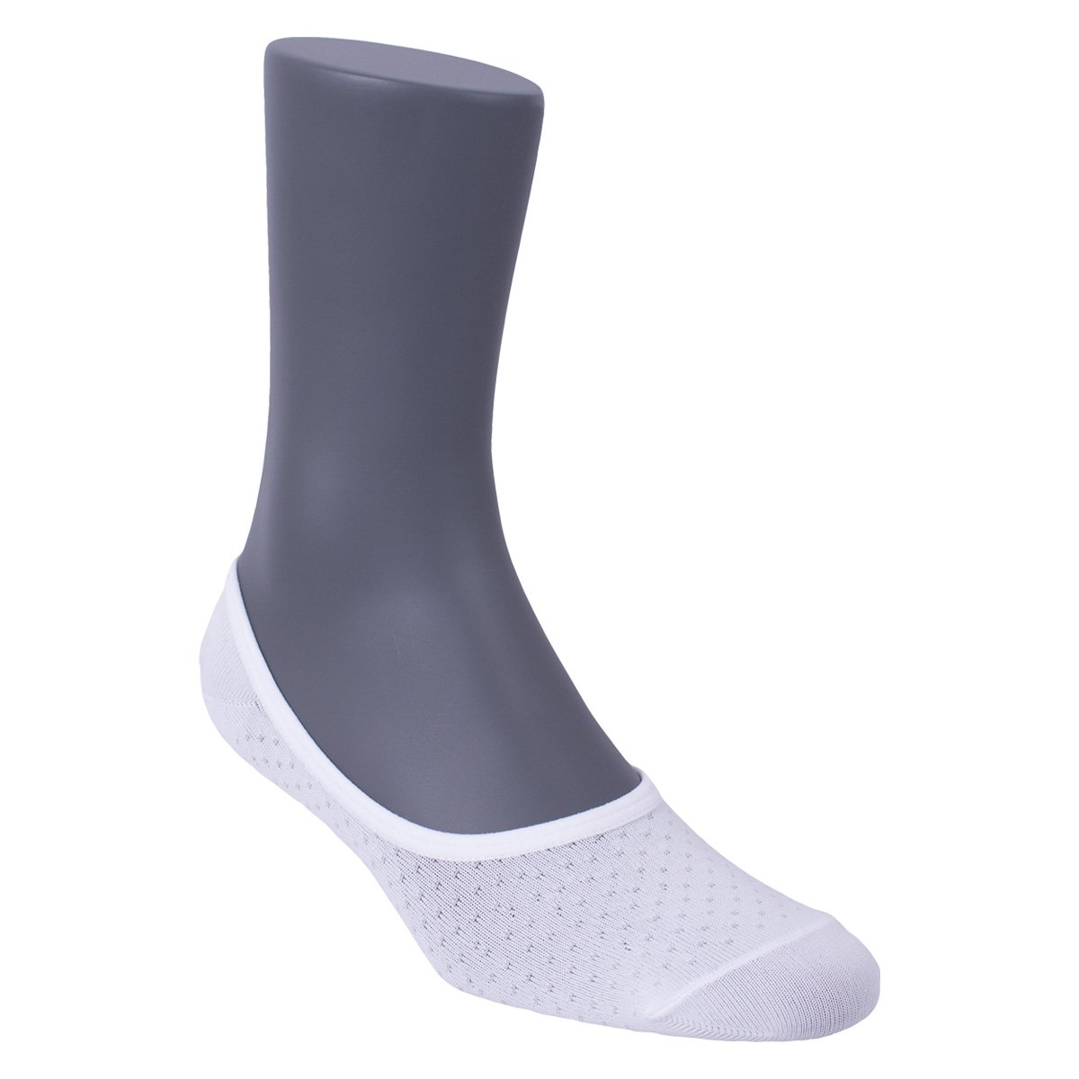 Valeta Nylon Punto Blanco para Mujer