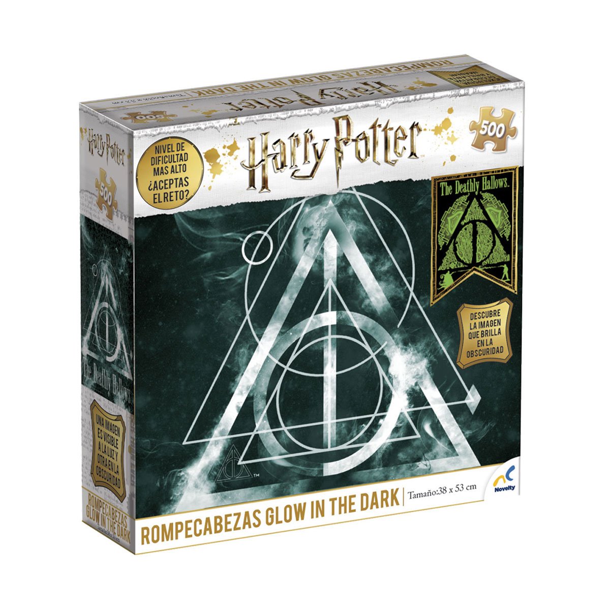 vacío Sano Peladura Rompecabezas Glow In The Dark 500 Piezas Harry Potter Novelty