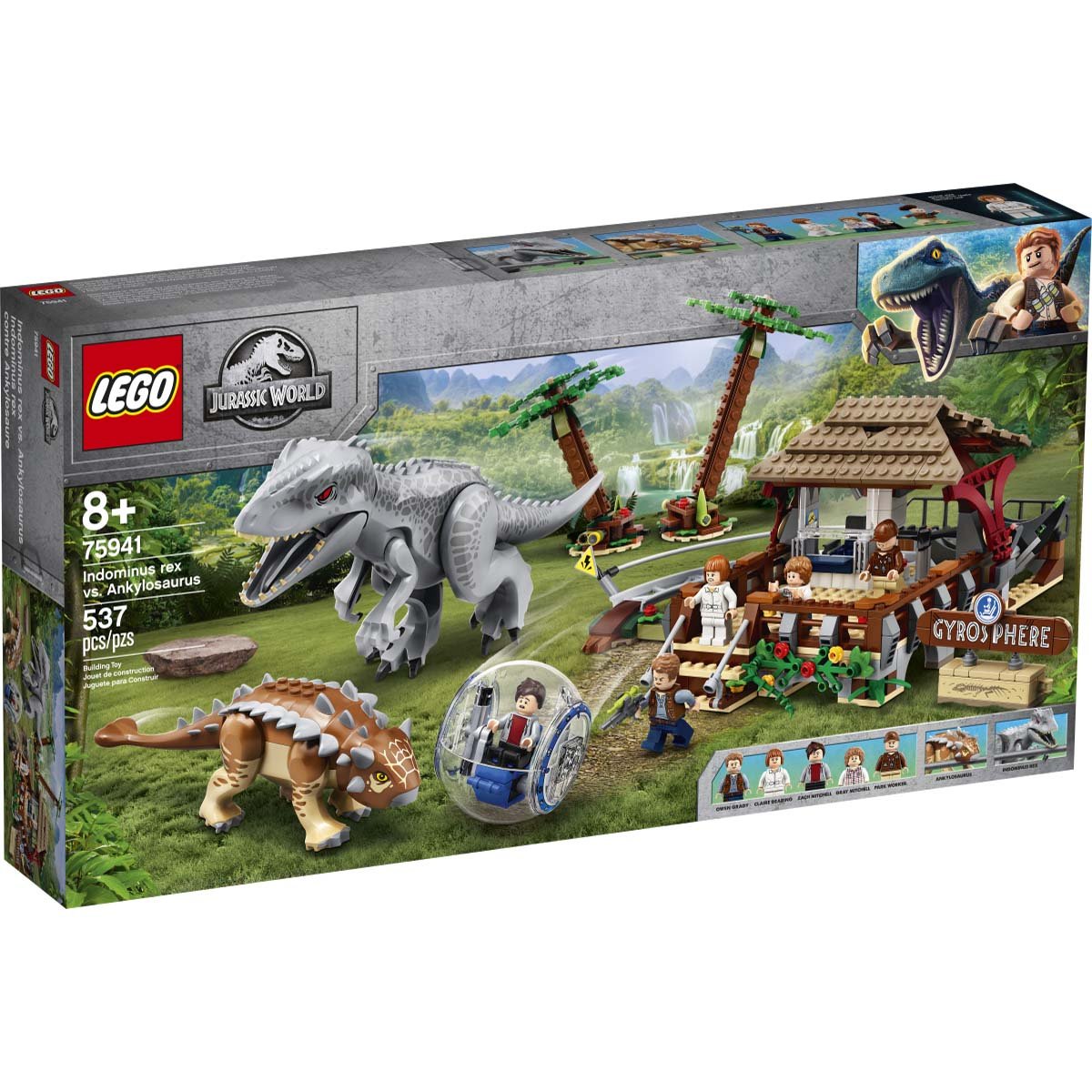 Indominus Rex Vs. Ankylosaurus​ Lego Jurassic World