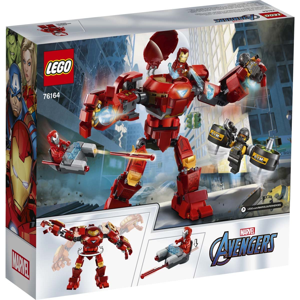 Anti-Hulk de Iron Man Vs. Agente de A.i.m. Lego Super Heroes