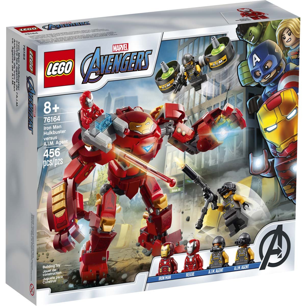 Anti-Hulk de Iron Man Vs. Agente de A.i.m. Lego Super Heroes