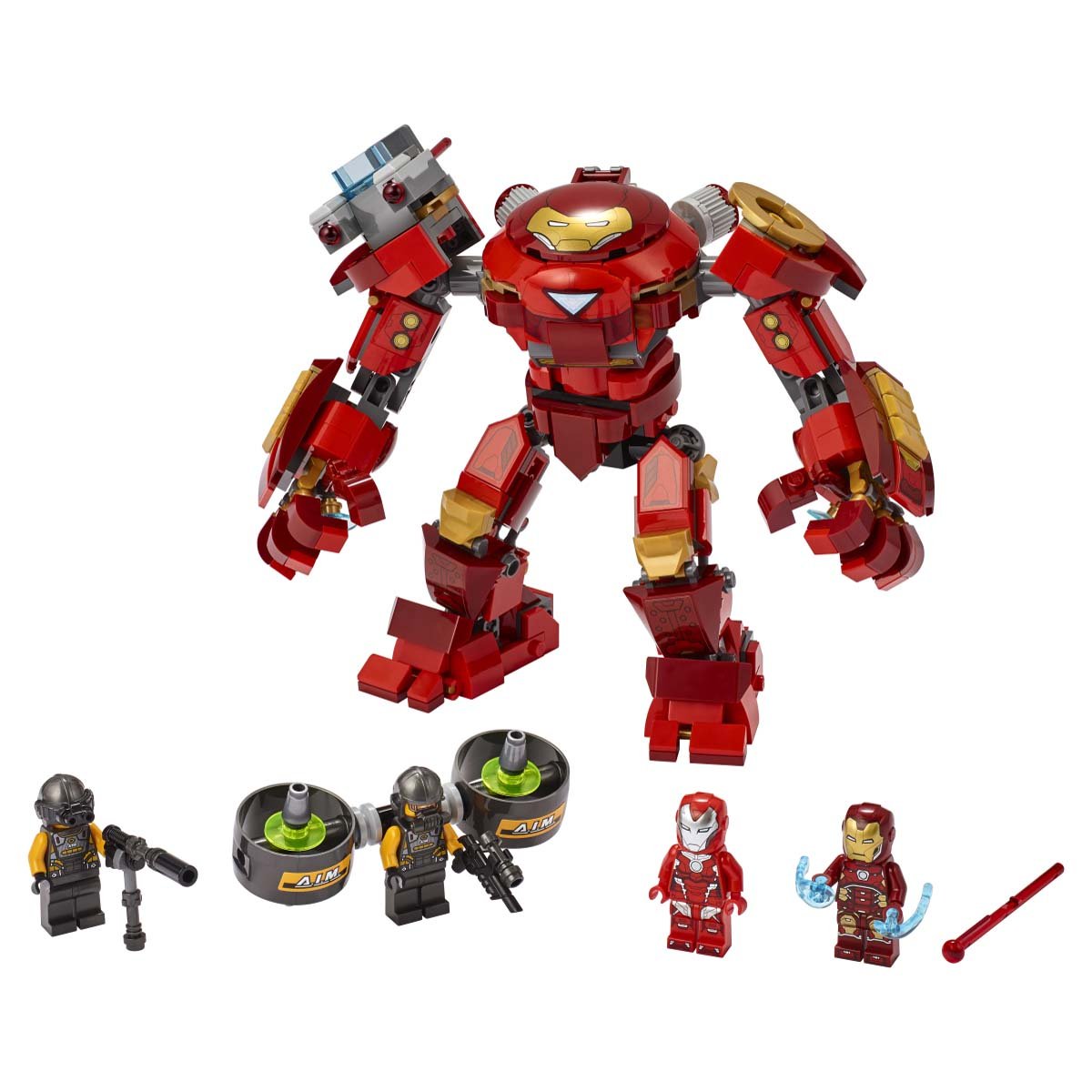 Anti-Hulk de Iron Man Vs. Agente de A.i.m. Lego Super Heroes
