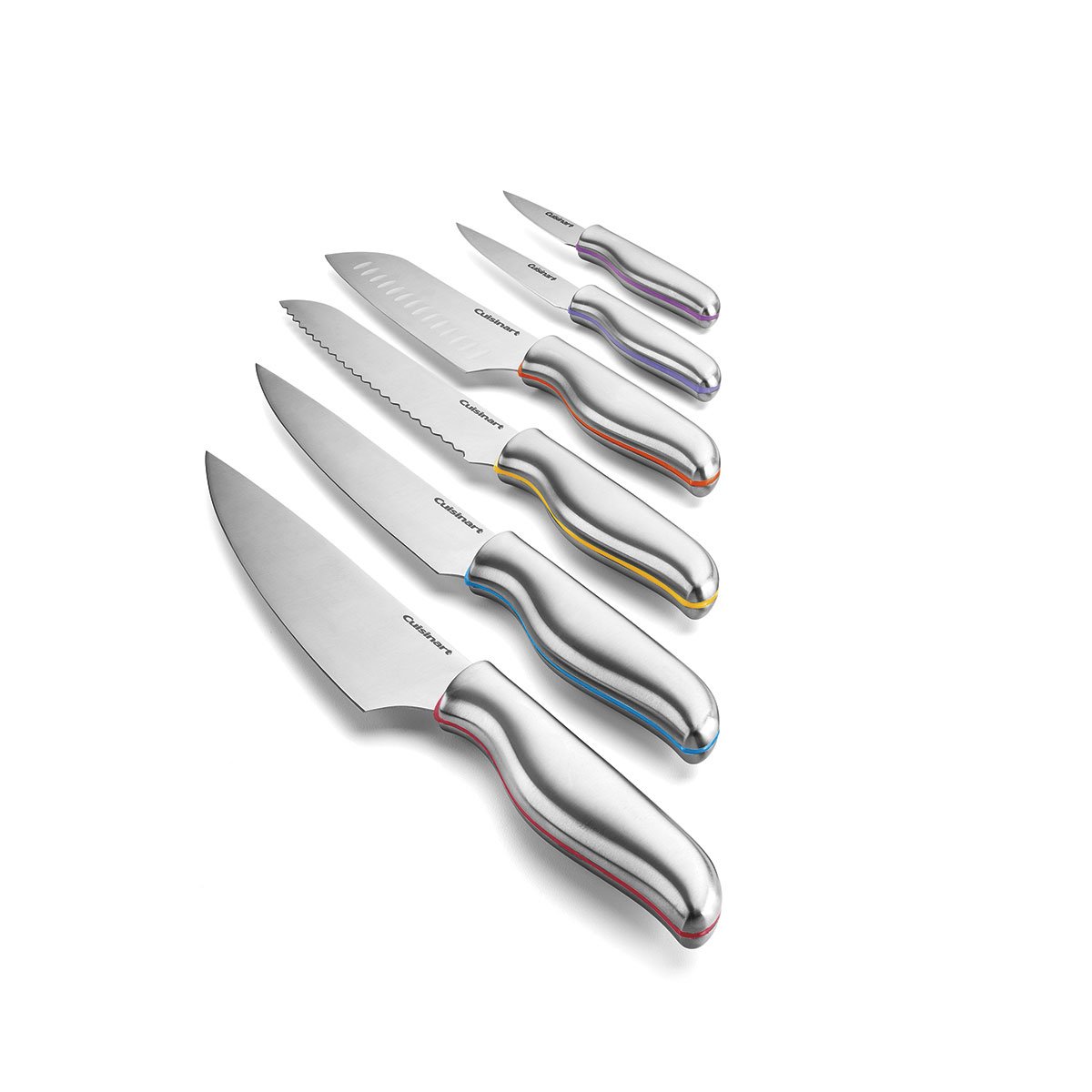 Set de Cuchillos Acero con Protectores Cuisinart