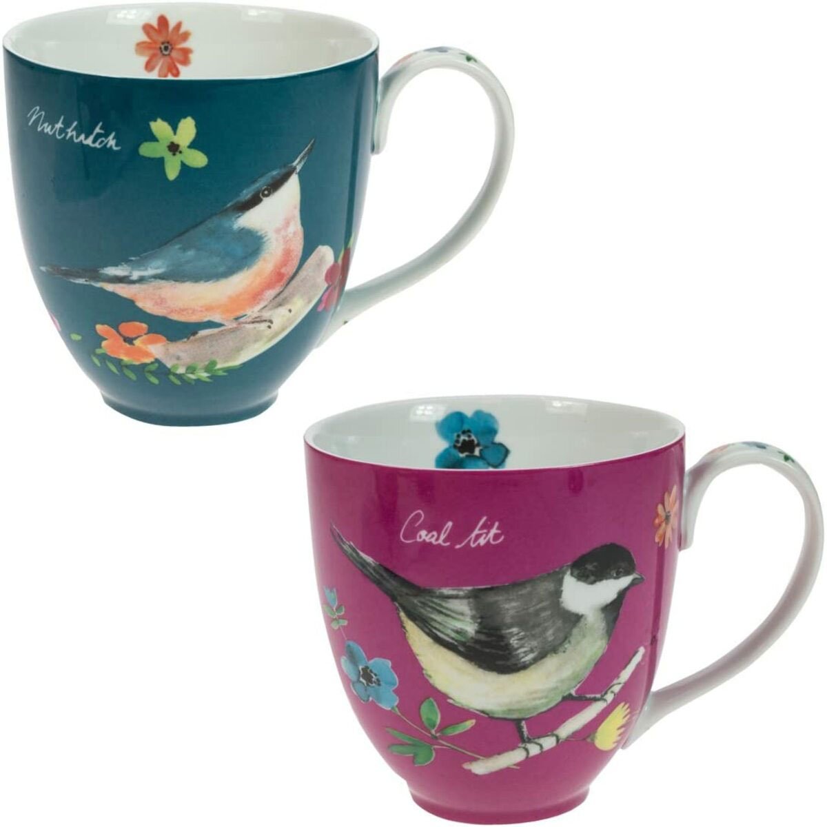 Juego 2 Tazas Aves English Tableware