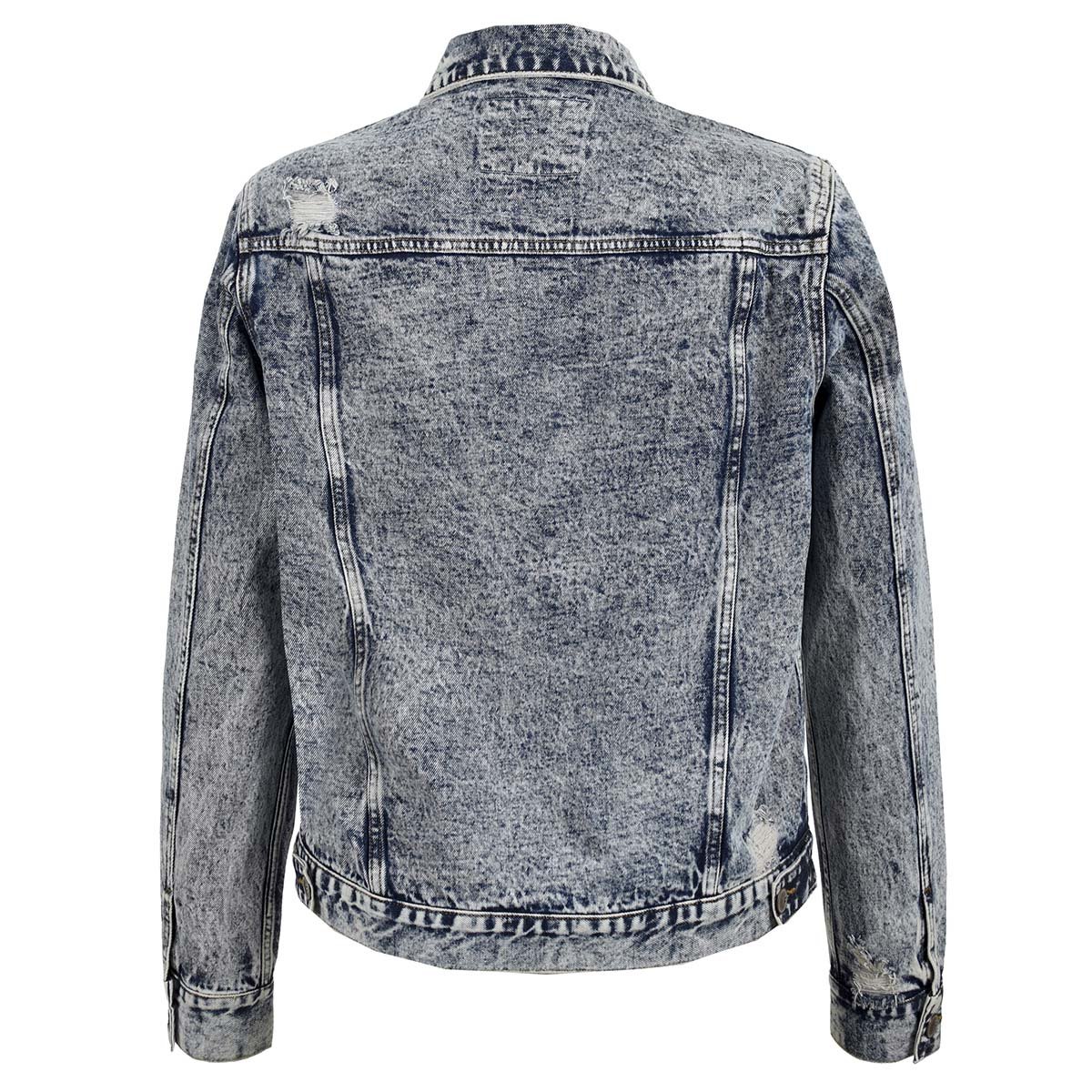 Chamarra Talla Plus de Mezclilla Fukka para Caballero