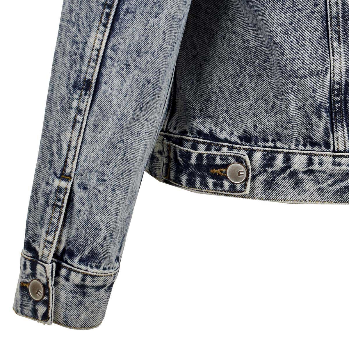 Chamarra Talla Plus de Mezclilla Fukka para Caballero