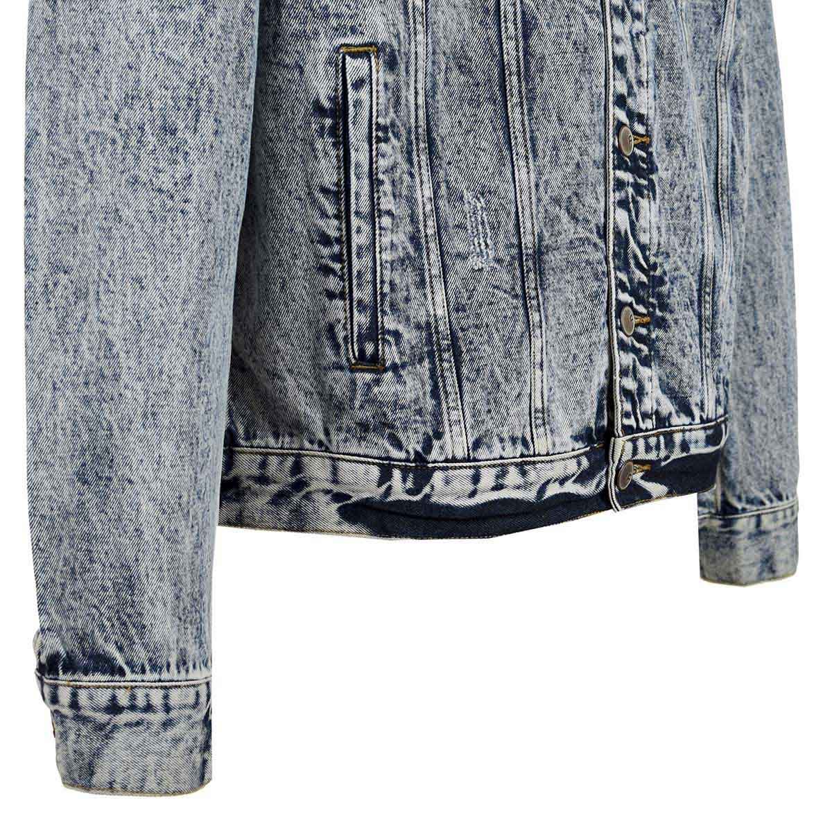 Chamarra Talla Plus de Mezclilla Fukka para Caballero