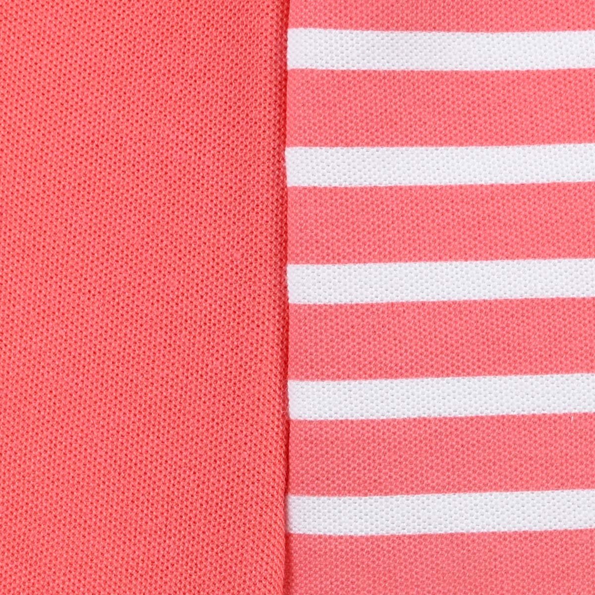 Playera Polo Naranja con Rayas Y Manga Corta para Niño Royal Polo Club