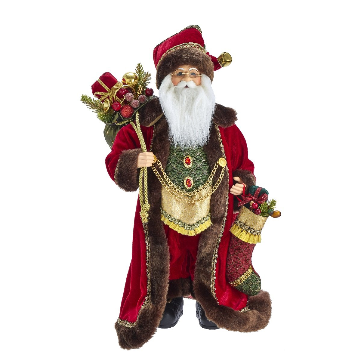Santa Claus Elegante Kringles 45 Cm