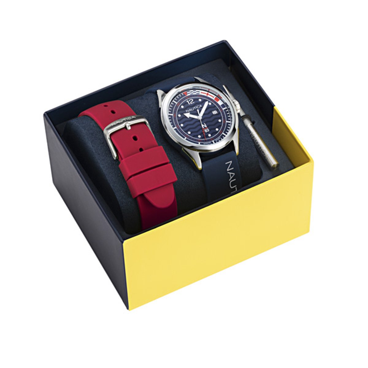 Reloj Azul / Rojo para Hombre Nautica N83