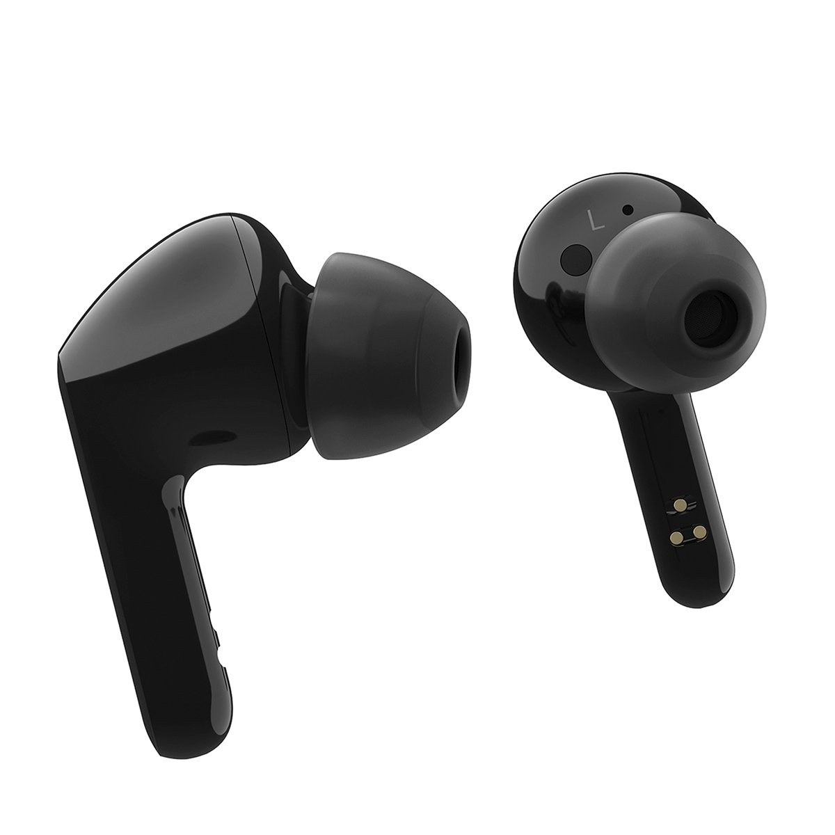 LG Tone Free Fn4 - Audífonos Inalámbricos Bluetooth con Geles para Oído Hipoalergénicos de Grado Médico  - Negros