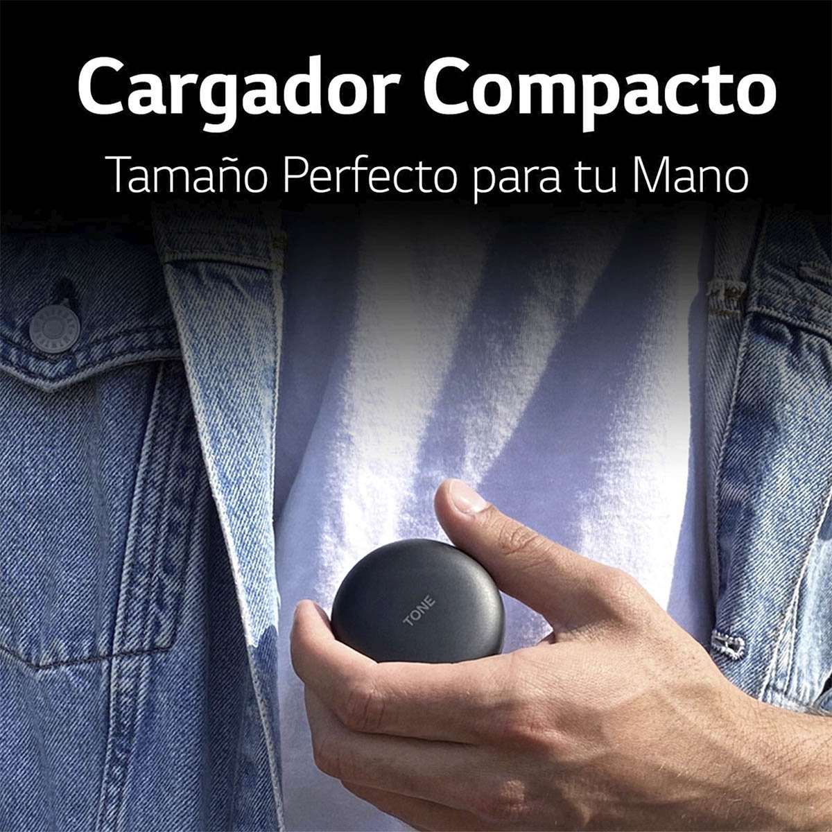 LG Tone Free Fn4 - Audífonos Inalámbricos Bluetooth con Geles para Oído Hipoalergénicos de Grado Médico  - Negros