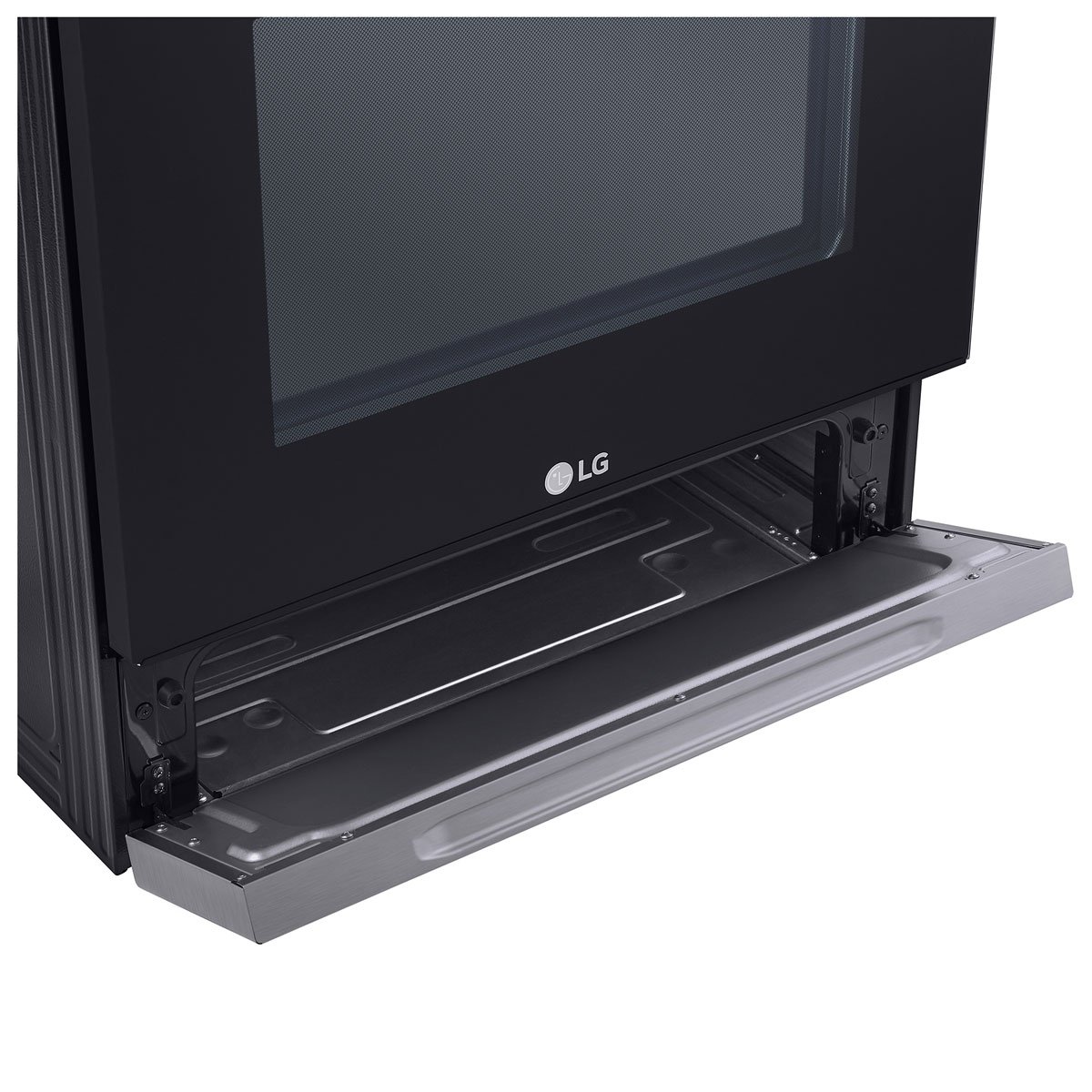 Estufa LG con Tecnología Easyclean 5.4 Pies Esmalte Negro y Acero  Rsg313C