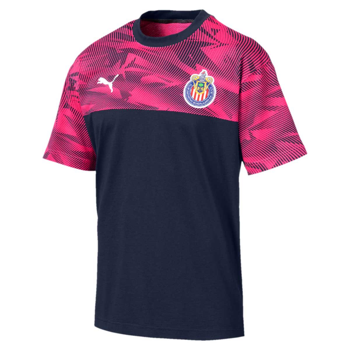 Playera Azul Marino Soccer Chivas Puma para Caballero