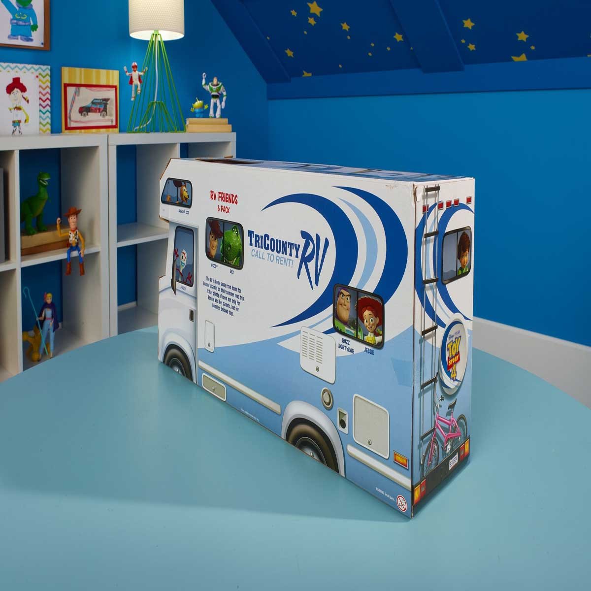 Toy Story 6 Figuras de Acción Woody, Buzz Lightyear, Forky, Jessie, Slinky Y Rex