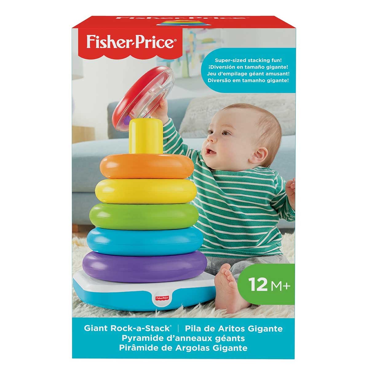 Juguete para Bebés Pila de Aritos Gigante Fisher-Price
