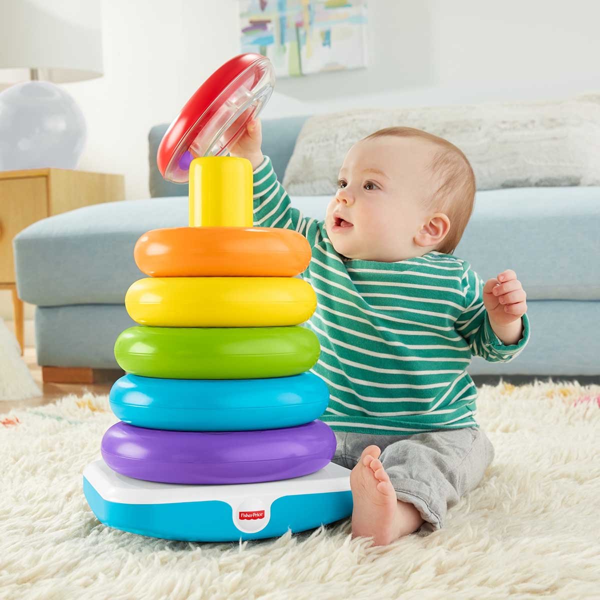 Juguete para Bebés Pila de Aritos Gigante Fisher-Price