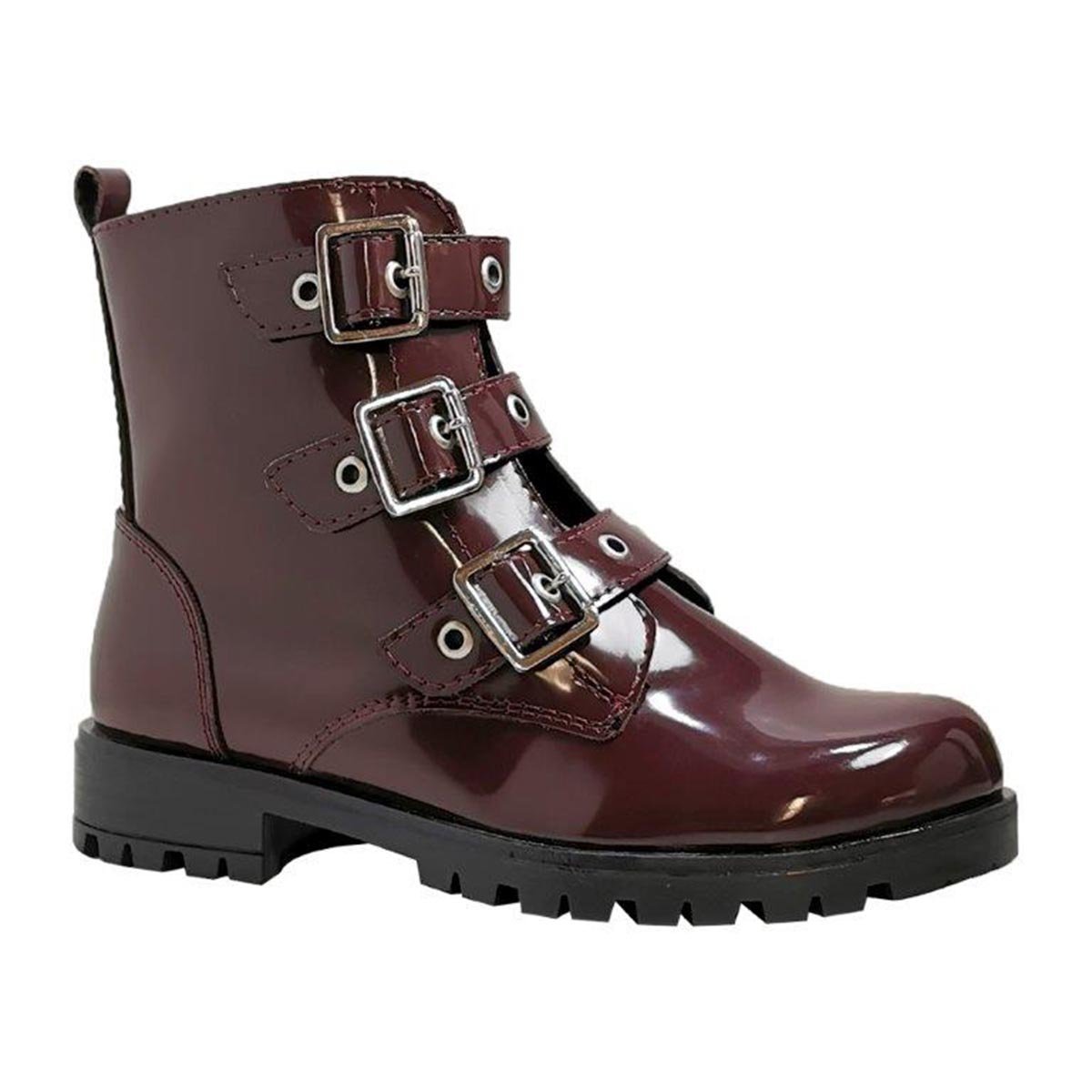 Media Bota Vino Urbana con Tres Cinturones para Niña Blasito
