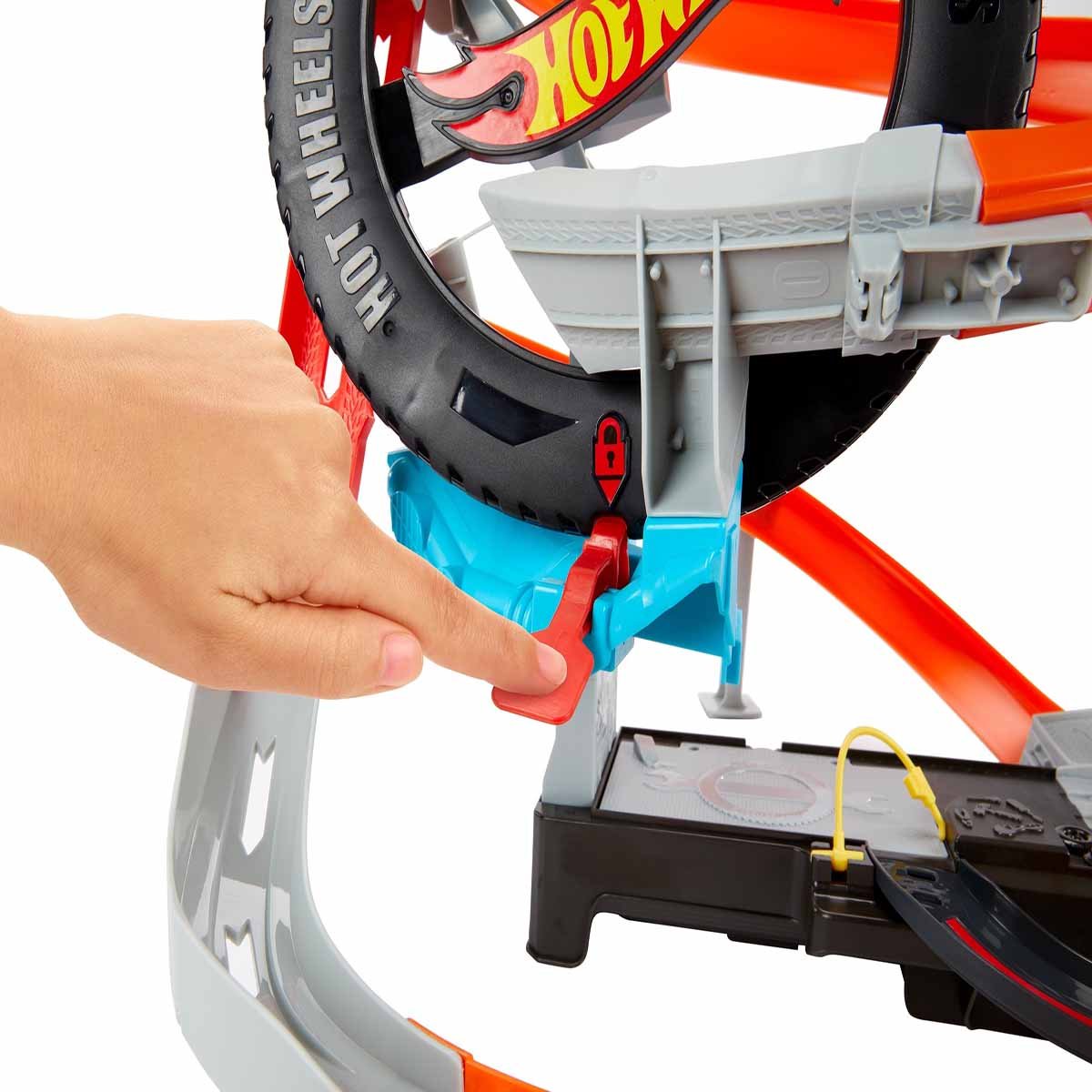 Pista de Juguete Hyper-Boost Tire Shop Hot Wheels City