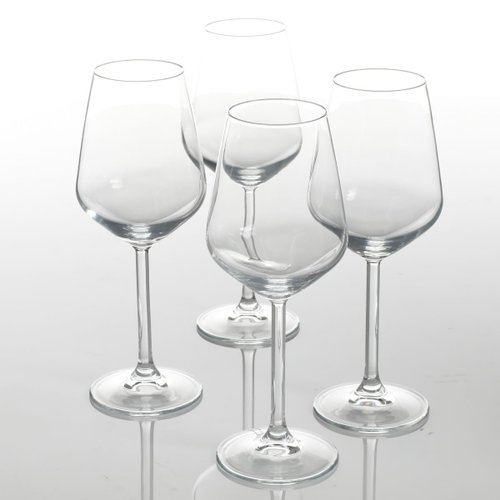 Set 4 Copas Allegra de Vidrio Transparente 348Ml para Vino Tinto