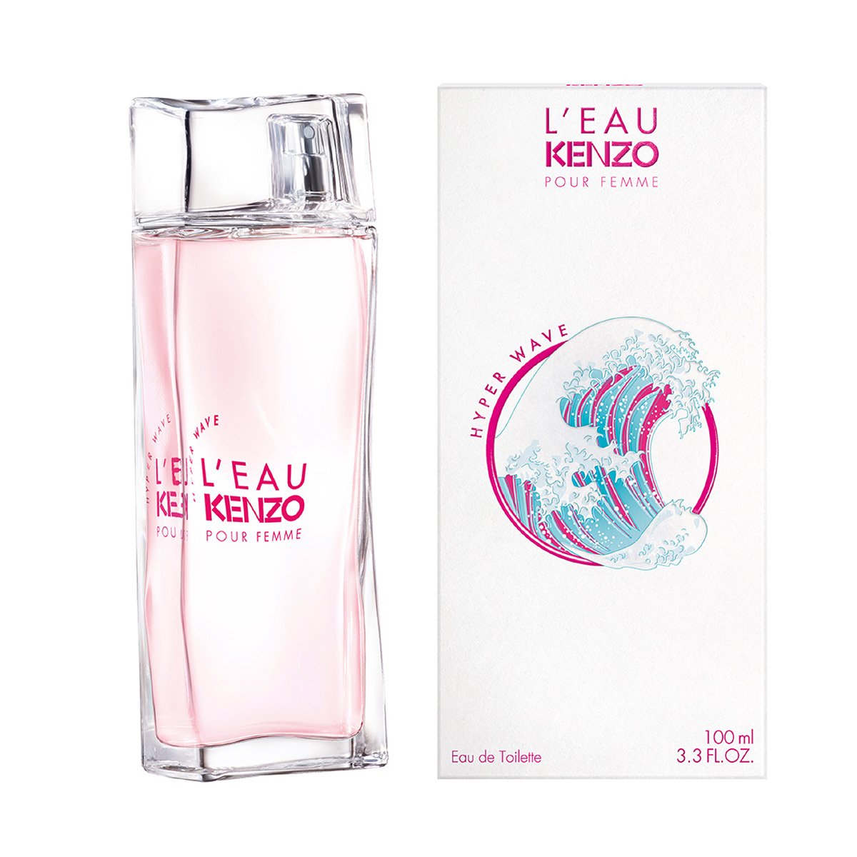 Fragancia para Mujer L’Eau Kenzo Hyper Wave Edt 100 Ml