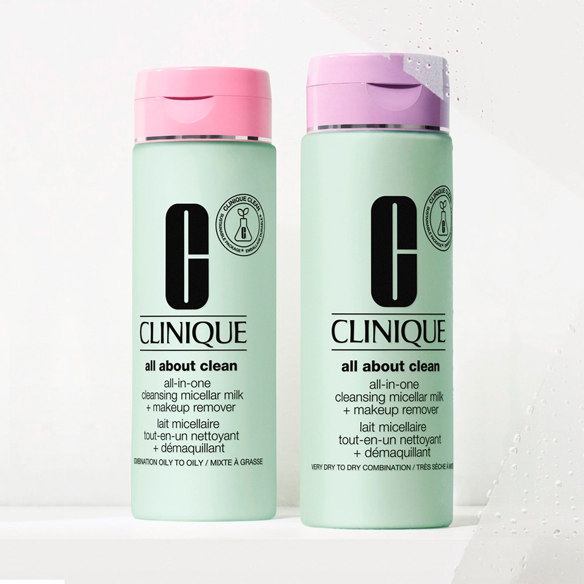 Desmaquillante Clinique para Piel Grasa, Cleansing Micellar Milk + Makeup Remover