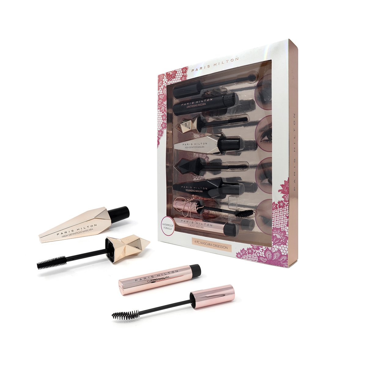 Set de Mascara de Pestañas Paris Hilton Obsession 4 Pzs