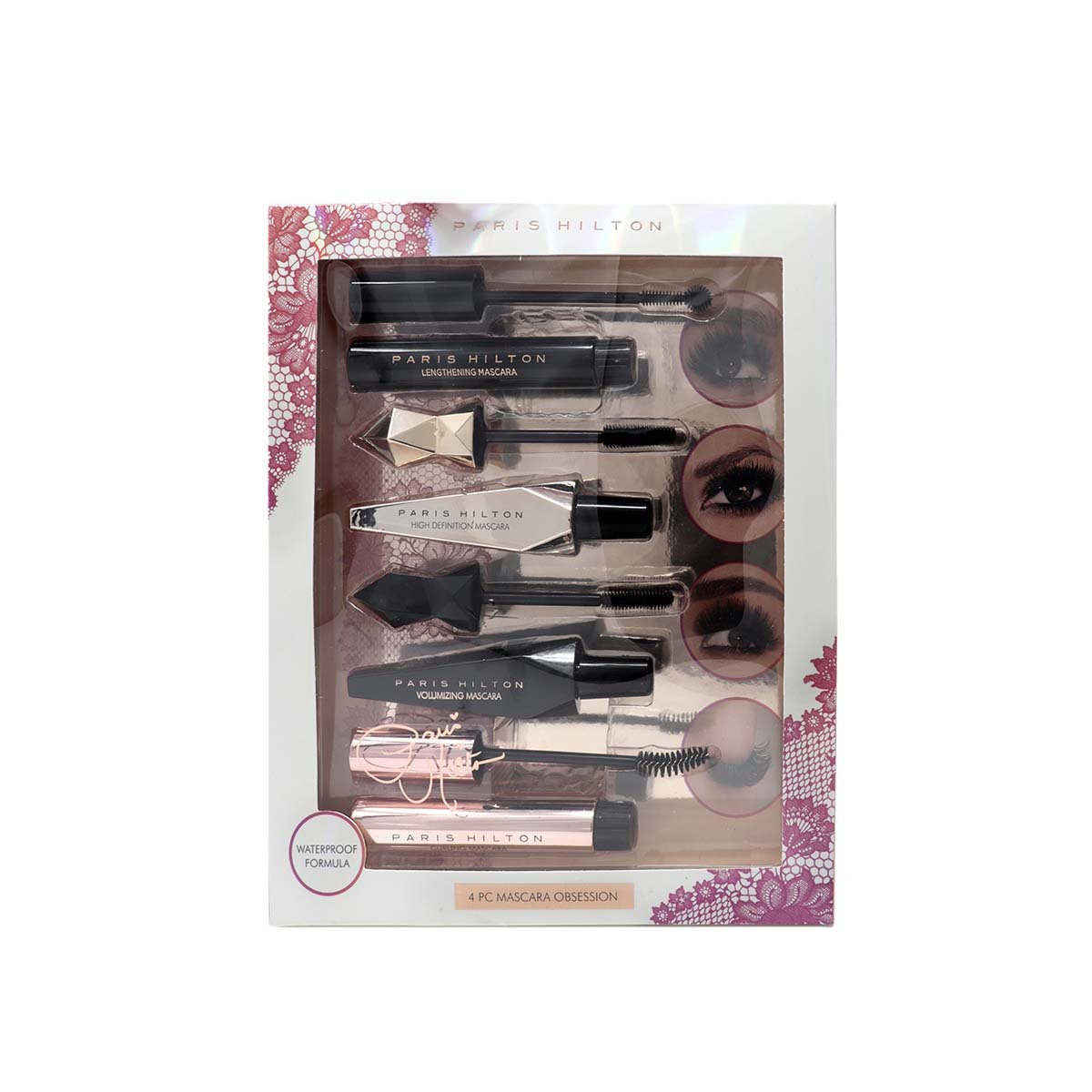 Set de Mascara de Pestañas Paris Hilton Obsession 4 Pzs