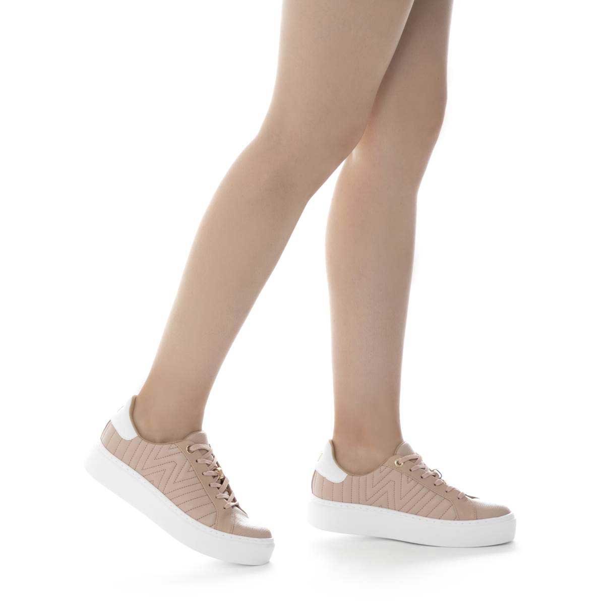 Tenis con Silueta Active Low Sport con Punta Redonda Color Carne Westies