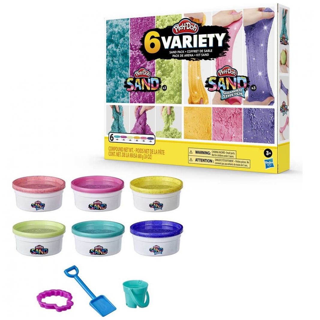 Arena 6 Variedades Play-Doh
