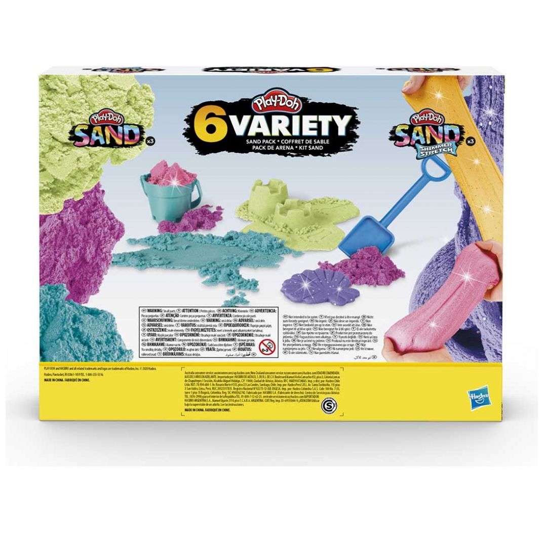 Arena 6 Variedades Play-Doh