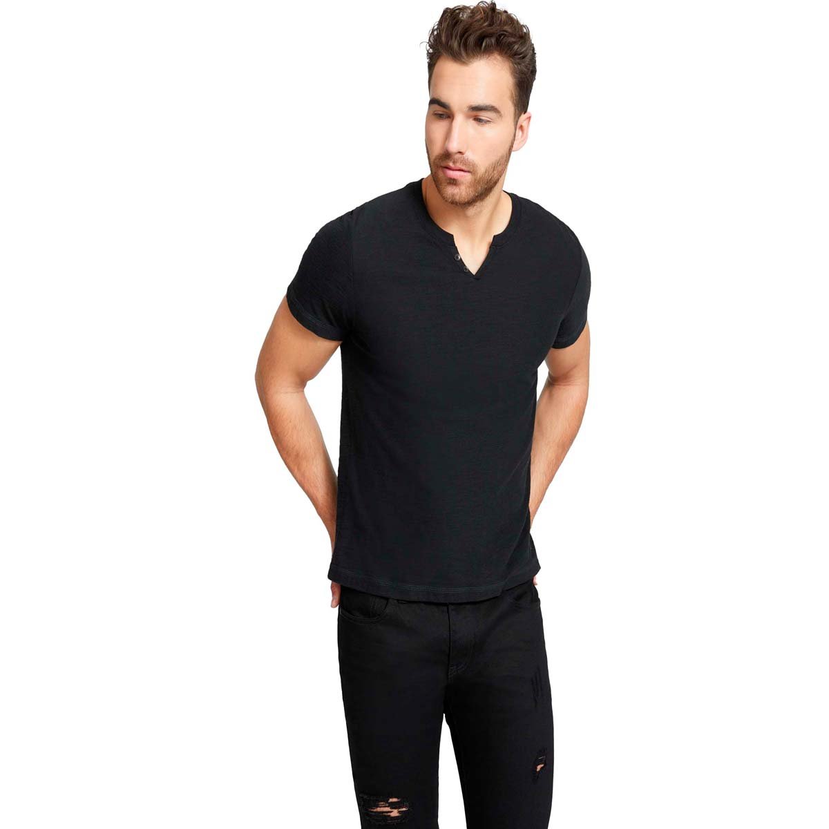 Playera Negra para Caballero G By Guess