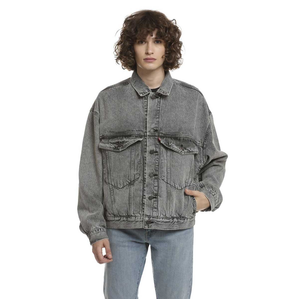 Chamarra Trucker Gris para Caballero Levi's