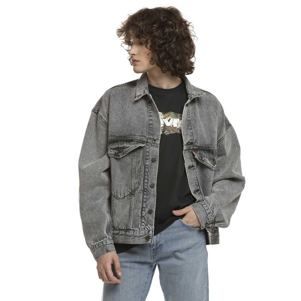 Chamarra Trucker Gris para Caballero Levi's