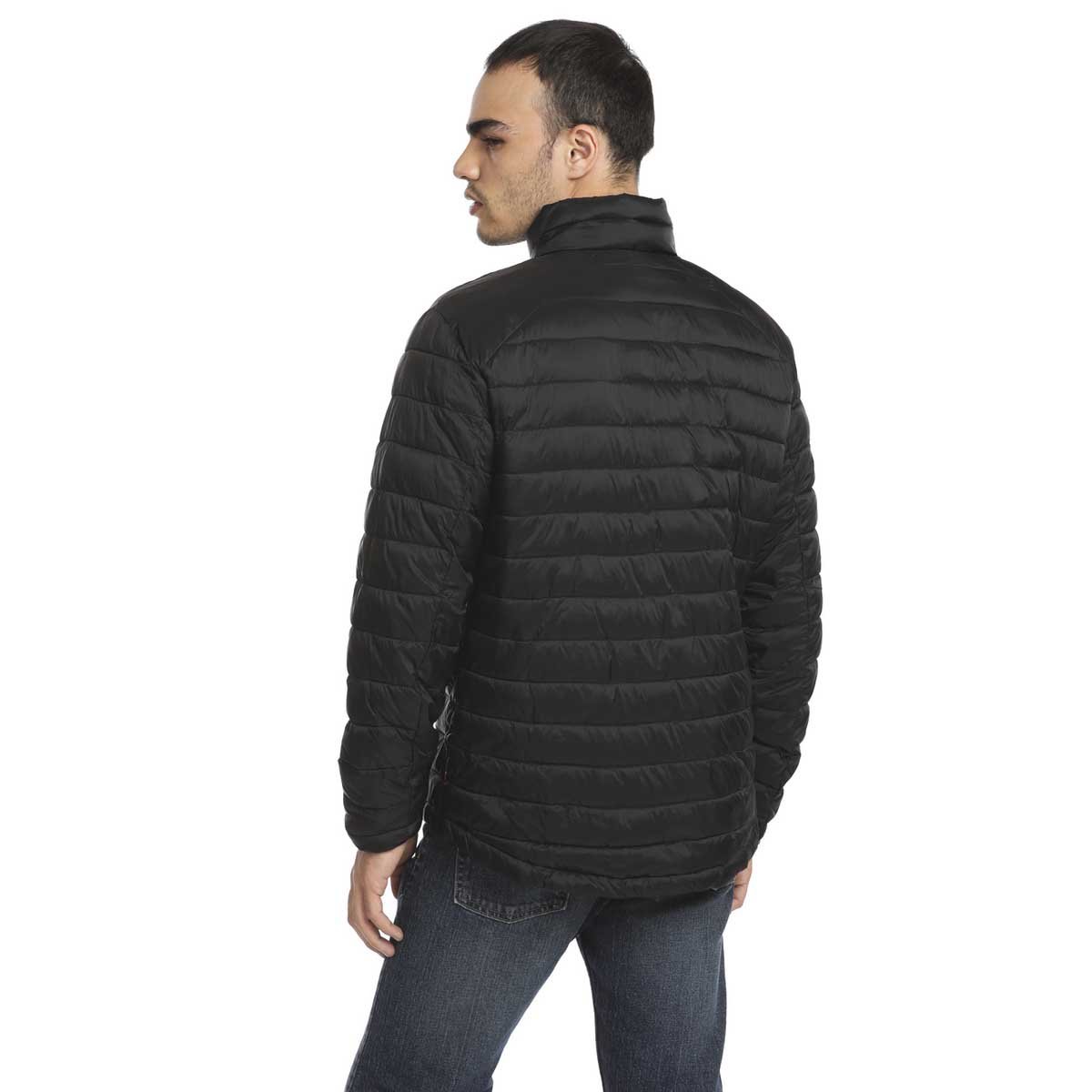 Chamarra Acolchada Negra para Caballero