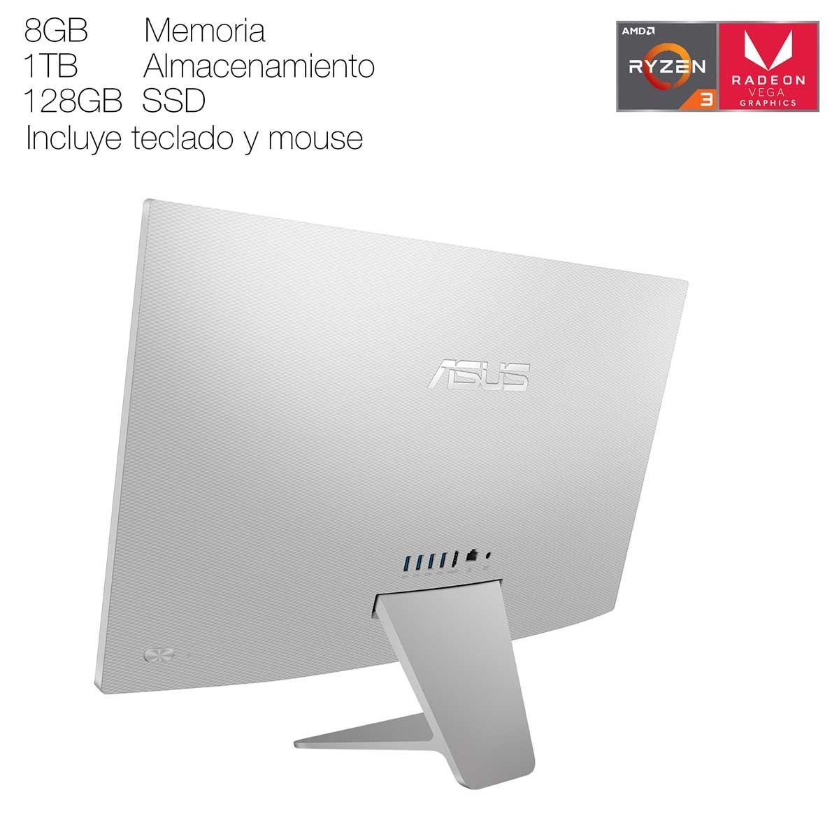 Desktop 23.6" Asus Aio M241Dak-Wa072T R3