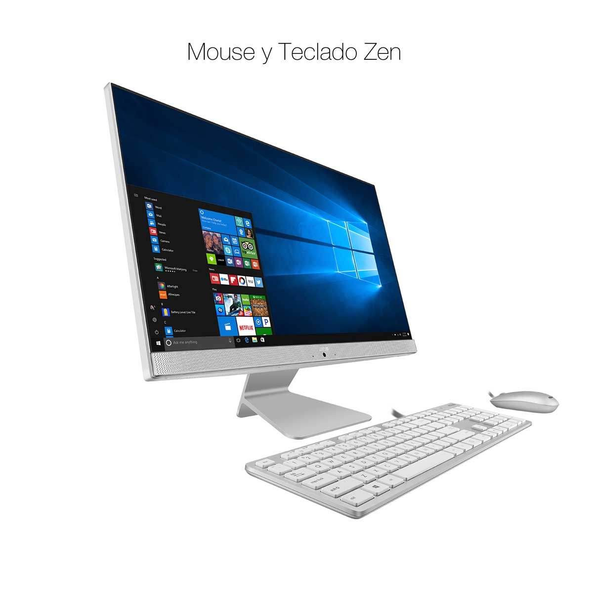 Desktop 23.6" Asus Aio M241Dak-Wa072T R3