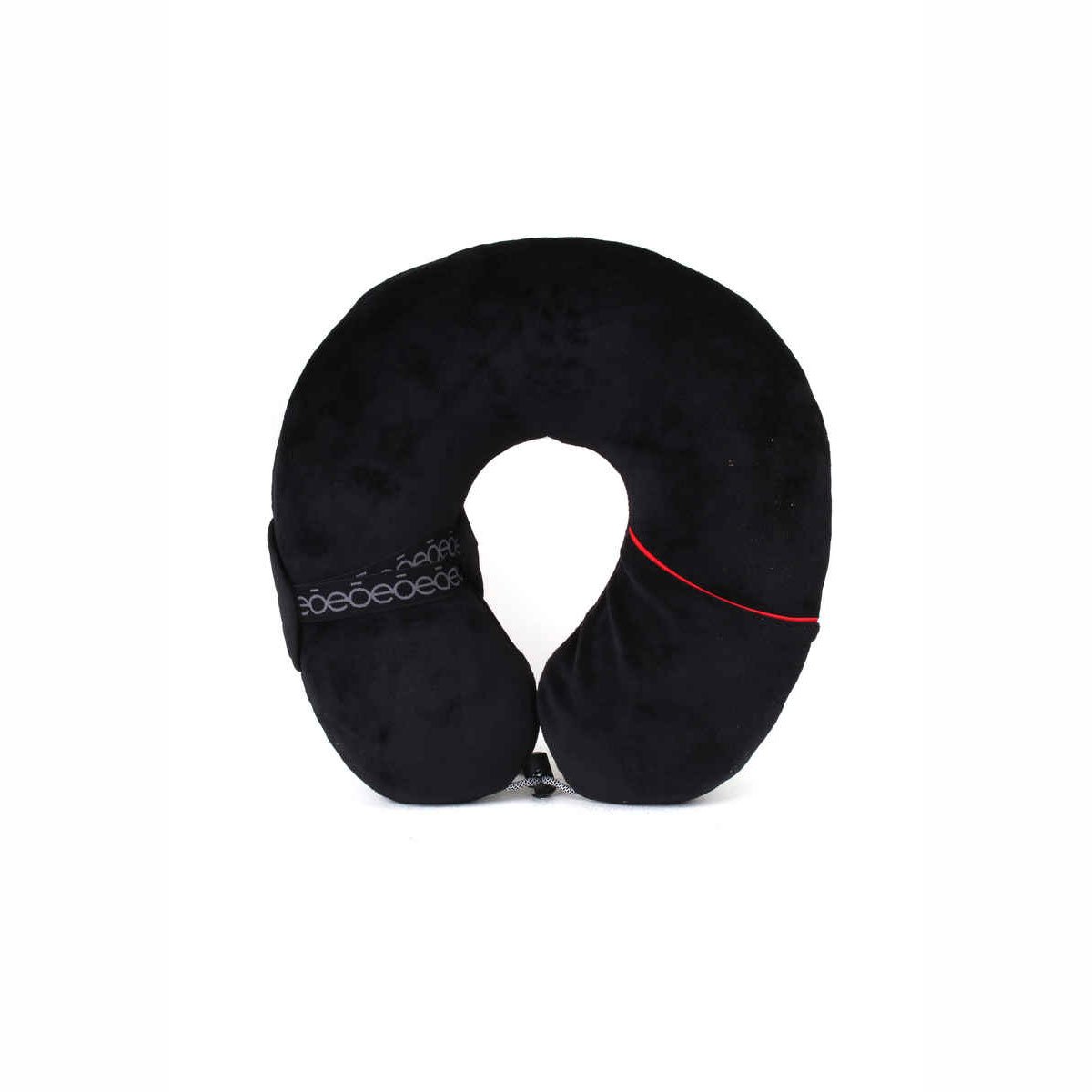 Almohada de Viaje con Antifaz Negro Cloe