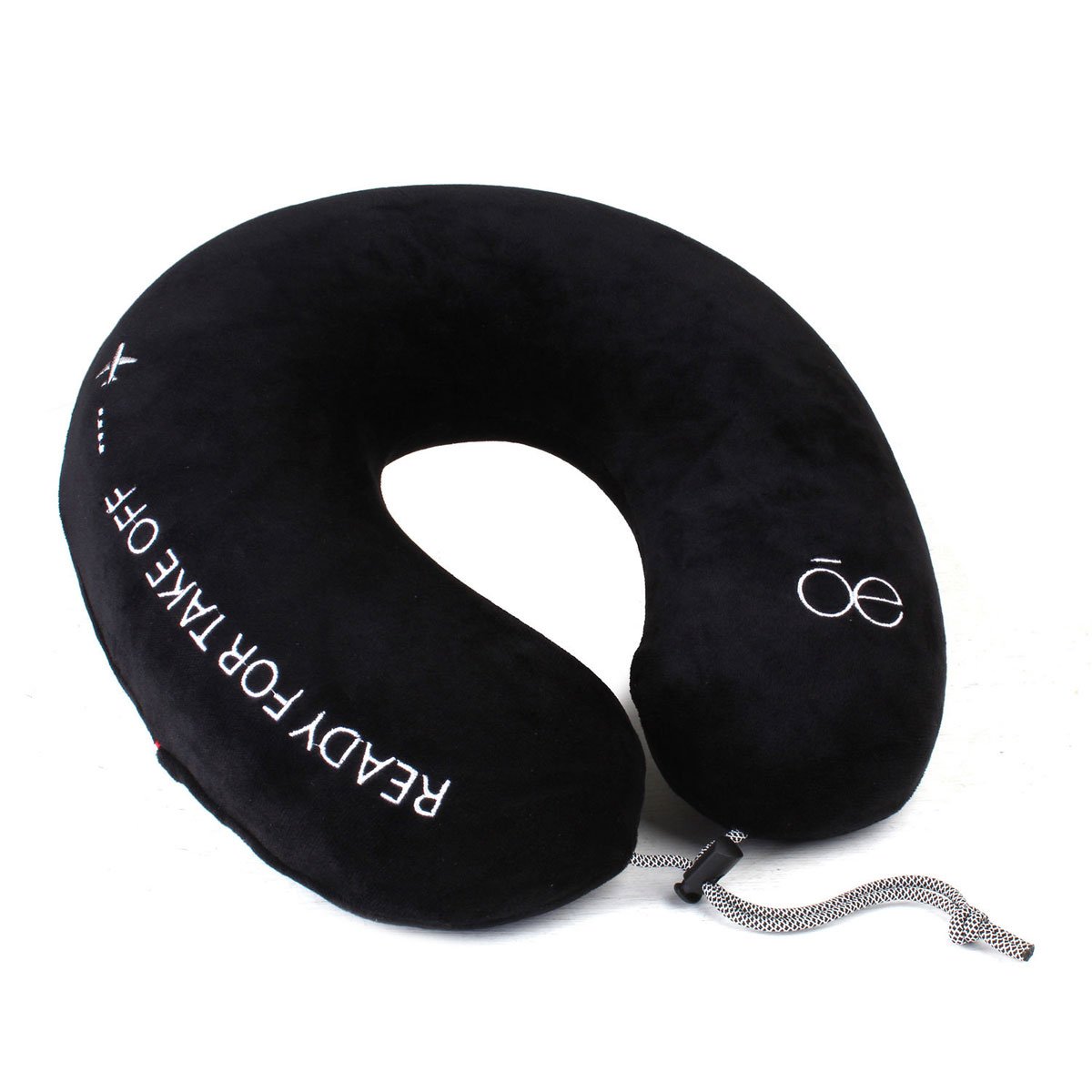 Almohada de Viaje con Antifaz Negro Cloe