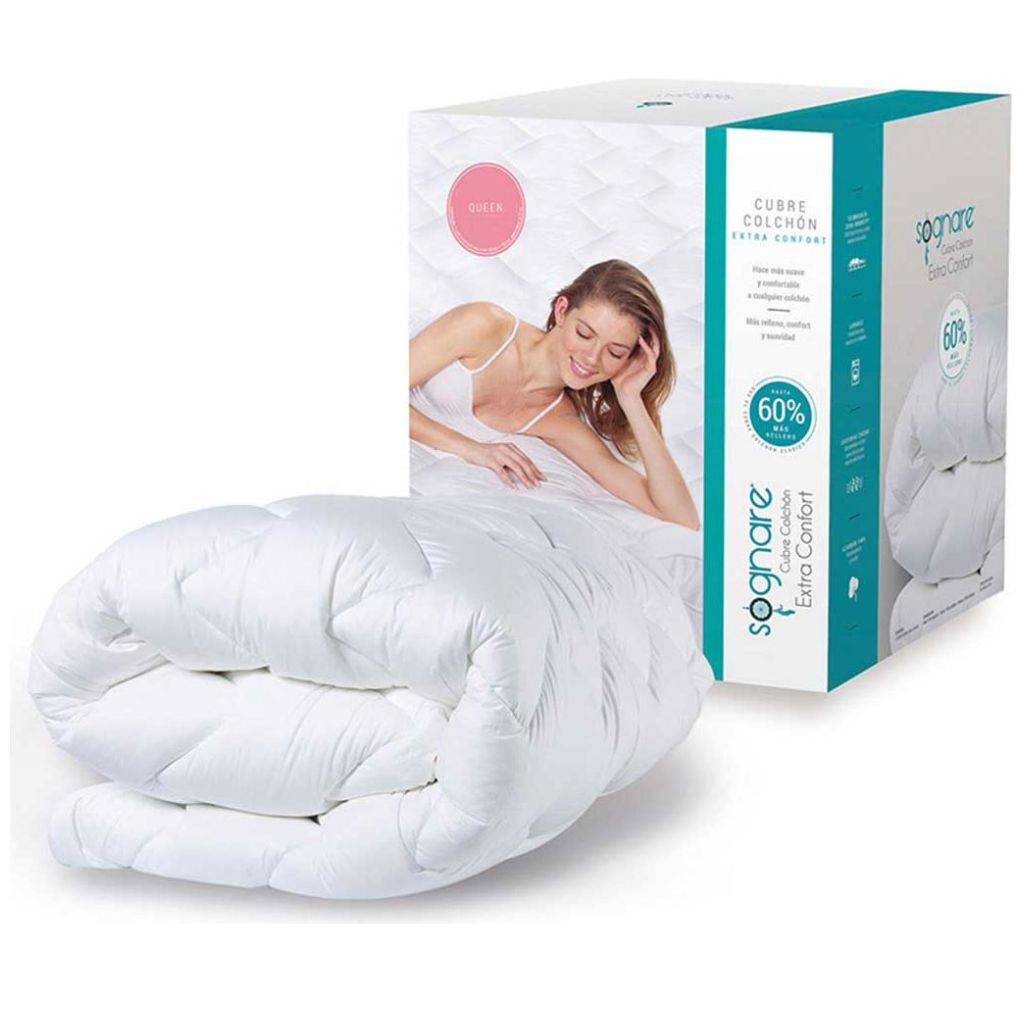Cubre Colchón Extra Confort Queen Size Sognare