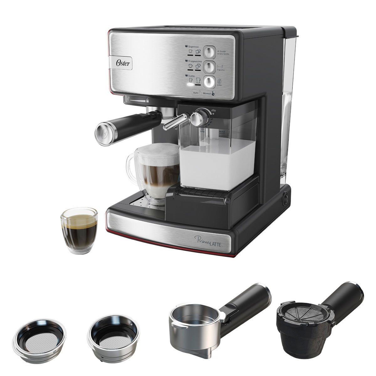 Cafetera Automática de Espresso Prima Latte Oster