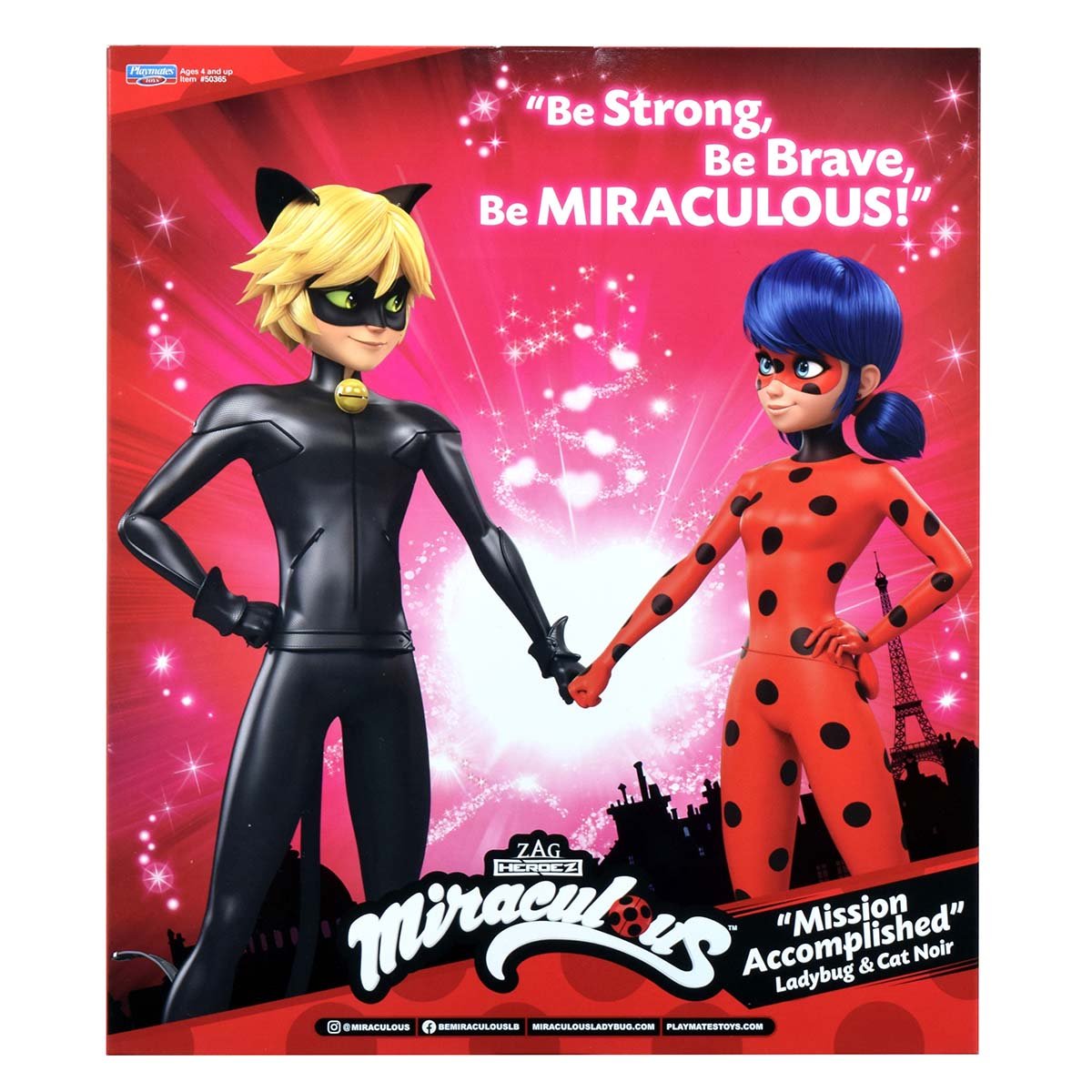 Figuras de Ladybug Y Cat Noir Miraculous Fashion Ladybug