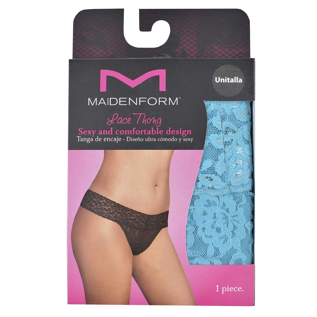 Tanga de Encaje Azul Maidenform