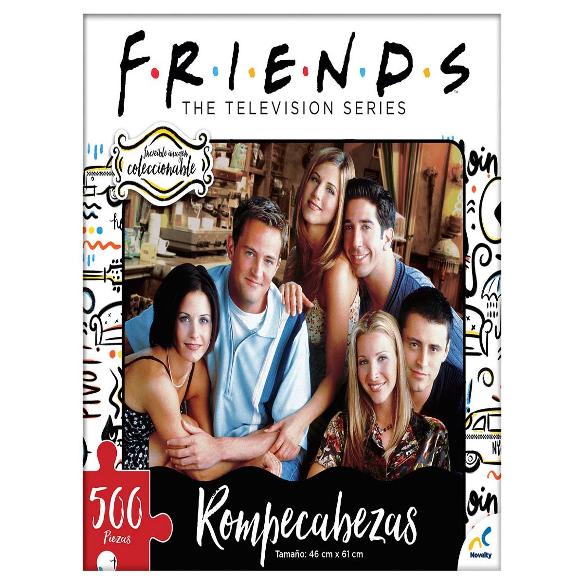 Rompecabezas Friends Coleccionable  500 Piezas Novelty