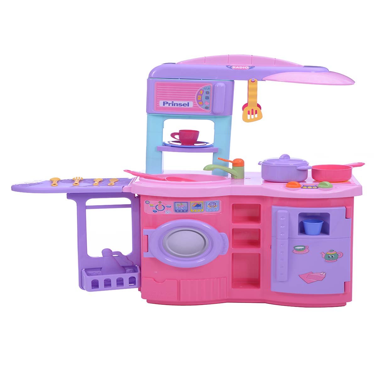 Cocinita de Juguete Color Rosa Cook Prinsel